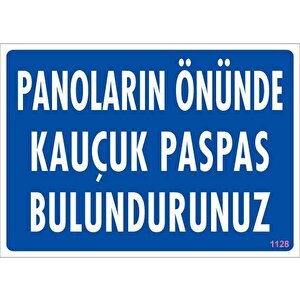 Elektrik Panosu Levhası 25x35 Kod:1128