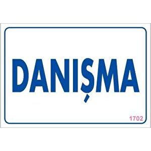 Danışma Uyarı Levhası 17,5x25 Kod:1702