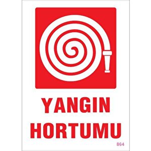 Yangın Hortumu Uyarı Levhası 25x35 Kod:864