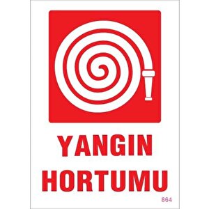 Yangın Hortumu Uyarı Levhası 25x35 Kod:864