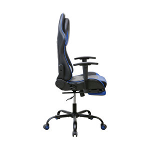 Adore Gaming Prox Oyuncu Koltuğu Siyah / Mavi S.deri 71x77,5-126x136 Cm