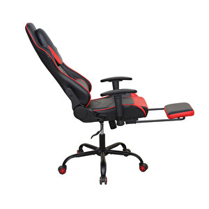 Adore Gaming Prox Oyuncu Koltuğu Siyah / Kırmızı S.deri 71x77,5-126x136 Cm