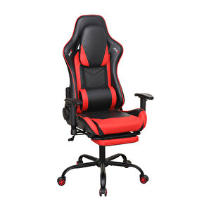 Adore Gaming Prox Oyuncu Koltuğu Siyah / Kırmızı S.deri 71x77,5-126x136 Cm