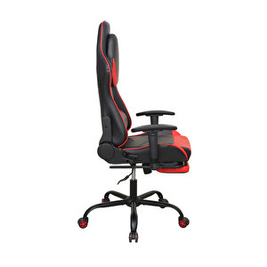Adore Gaming Prox Oyuncu Koltuğu Siyah / Kırmızı S.deri 71x77,5-126x136 Cm