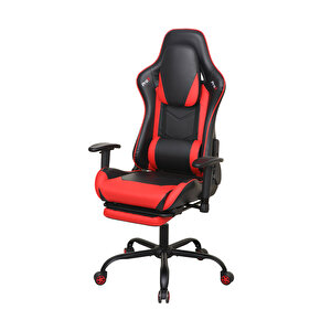 Adore Gaming Prox Oyuncu Koltuğu Siyah / Kırmızı S.deri 71x77,5-126x136 Cm