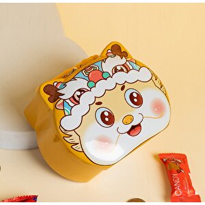 Kedicik Çantalı Ve Kilitli Metal Kumbara, 15x12 - Kırmızı Kırmızı