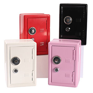 Sevimli Ejder Çantalı Ve Kilitli Metal Kumbara, Pembe, 16x14 Pembe