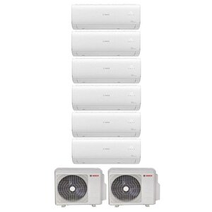 Multi Split İnverter Klima 54000 Btu Dış (36+18) + 6 İç Ünite 12000 + 12000 + 12000 + 12000 + 12000 + 12000 Btu