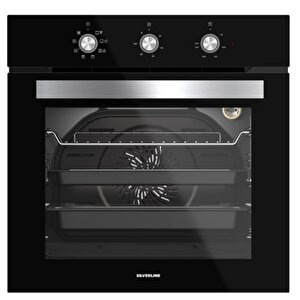 Silverline Bo6503b01 - Cs5349b01 - 3420 Classy 60 - Mw9018b01 Siyah Cam Ankastre Set