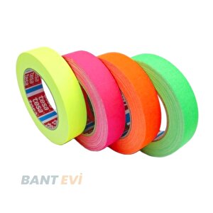 Tesa 4671 Pembe Neon Bez Bant 19mmX25mt Highlight Gaffer Sahne İşaretleme Kamera Bandı Fosforlu
