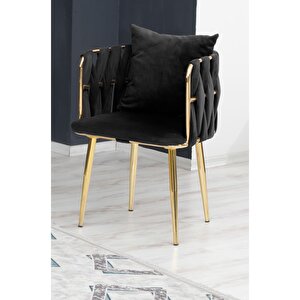 Sarmaşık Çay Seti Takımı Koltuk Takımı Oturma Odası Kafe Antre Hol Ofis 2+1+1 Gold Metal Pudra