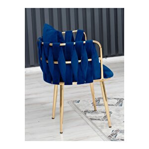 Sarmaşık Çay Seti Takımı Koltuk Takımı Oturma Odası Kafe Antre Hol Ofis 2+1+1 Gold Metal