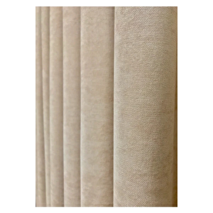 Pudra 1/3  Sık Pile Fon Perde-12388 100x250 cm