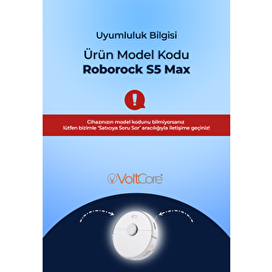 Voltcore Robot Süpürge Bataryası 5200mah (orijinal Kapasite) Roborock S5 Max Uyumlu
