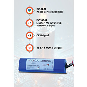 Voltcore Robot Süpürge Bataryası 5200mah (orijinal Kapasite) Roborock S5 Max Uyumlu
