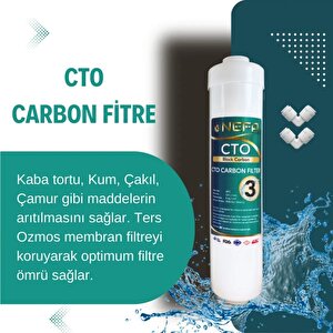 Nefa Tüm Kapalı Kasalar Ve Ihlas Aura (si̇lver, Plus, Plati̇num) Su Arıtma 3'lü Filtre Seti -çift Karbonlu-