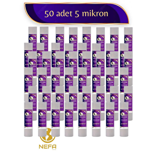 Nefa Su Arıtma 10'' 5 Micron 1. Aşama Spun Filtre (50 Adet)