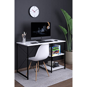 Atlas 120 Cm Raflı Çalışma Masası Bilgisayar Masası Ofis Ders Masası