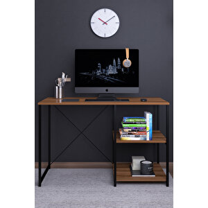 Atlas 120 Cm Raflı Çalışma Masası Bilgisayar Masası Ofis Ders Masası