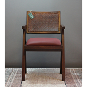 Sofia Modern Ahşap Sandalye - Pierre Jeanneret Sandalye - Yemek Sandalyesi