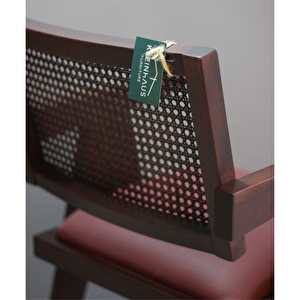 Sofia Modern Ahşap Sandalye - Pierre Jeanneret Sandalye - Yemek Sandalyesi