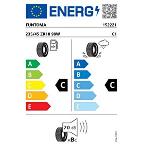 Funtoma 235/45 Zr18 Tl  98w Reinf. Roadfun Sport Yaz Lastiği (üretim Tarihi:2025)