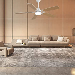 Dkf-510 Ceviz Led Aydınlatmalı Uzaktan Kumandalı Tavan Vantilatörü