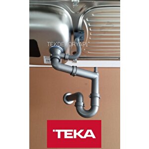 Tekdekor Teka Ebm 45 - İnfant Od - Gravi̇ty 45  Evye Orji̇nal Si̇fon Takim Uzatmali