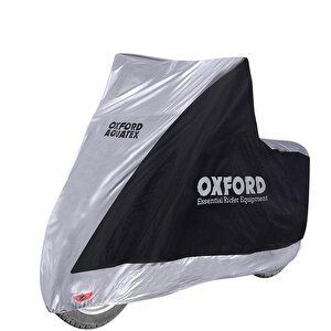 Oxford Motosiklet Scooter Ekranli Aquatex Kilif Small Siyah-gri Cv216