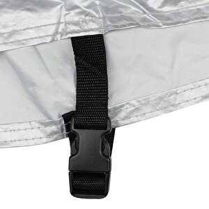 Oxford Motosiklet Aquatex Arka Çantali Kilif Medium Siyah-gri Cv203