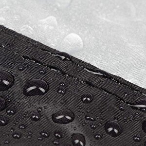 Oxford Motosiklet Aquatex Arka Çantali Kilif Medium Siyah-gri Cv203