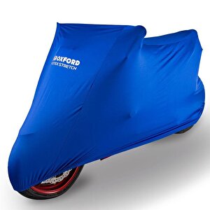 Oxford Motosiklet Protex Indoor Premium Stretch-fit Kilif Iç Mekan Large Mavi Cv180