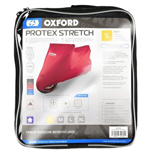 Oxford Motosiklet Protex Indoor Premium Stretch-fit Kilif Iç Mekan Small Kirmizi Cv174