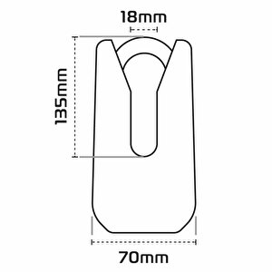 Oxford Motosiklet Monster Disk Kilidi 11mm Of32m