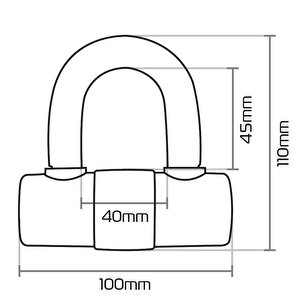 Oxford Motosiklet Hd Max Disk Kilidi 14mm Lk310