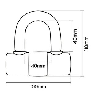 Oxford Motosiklet Hd Max Disk Kilidi 14mm Lk312