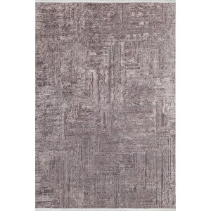 Kahverengi Salon&yolluk Dijital Baskılı Makinede Yıkanabilir Kaymaz Taban Saçaklı Halı Ha364 160x300 cm