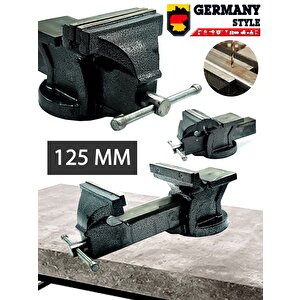 125mm 5" Dövme Çelik Sabit Tezgah Masa Mengenesi