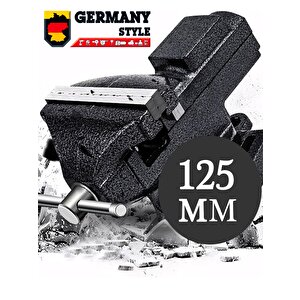 125mm 5" Dövme Çelik Sabit Tezgah Masa Mengenesi