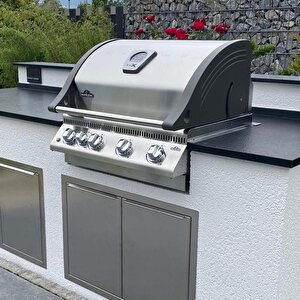 Built-in Lex 485 Rb Tezgah Üstü Gazlı Barbekü | Gazlı Mangal