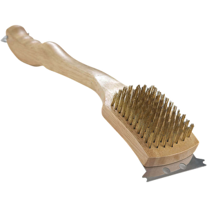 Barbekü Temizleme Fırçası Ahşap Saplı