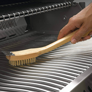 Barbekü Temizleme Fırçası Ahşap Saplı