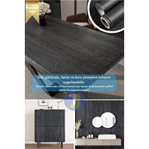 Technojet Kendinden Yapışkanlı Dokulu Balıksırtı Desen Premium Mutfak Duvar Dolap Kaplama 60cmx500cm