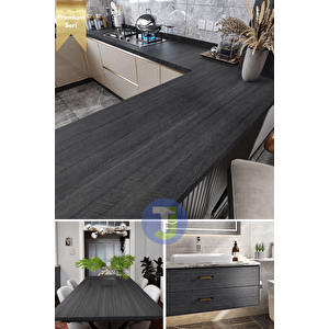 Technojet Kendinden Yapışkanlı Dokulu Balıksırtı Desen Premium Mutfak Duvar Dolap Kaplama 60cmx500cm