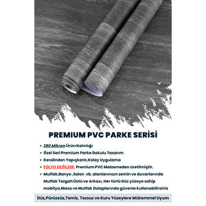 Technojet Kendinden Yapışkanlı Dokulu Parke Desen Premium Zemin Mutfak Duvar Dolapkaplama 60cmx100cm
