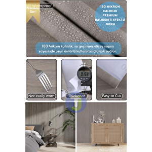 Technojet Kendinden Yapışkanlı Dokulu Balıksırtı Desen Premium Mutfak Duvar Dolap Kaplama 60cmx100cm