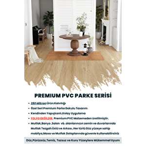 Technojet Kendinden Yapışkanlı Dokulu Parke Desen Premium Zemin Mutfak Duvar Dolapkaplama 60cmx500cm