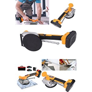 Çift Akülü 48v Yüksek Tork Ve Vibrasyonla Mükemmel Seramik Taşıma Vantuz Fayans Döşeme Çözümü