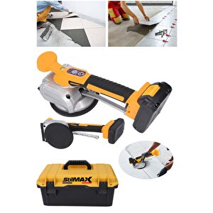 Çift Akülü Yüksek Torklu 48v Fayans Tutma Yerleştirme Makinesi Kilitli Profesyonel Vantuz Makinesi