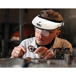 Texta Mg81001-g Led Işıklı Gözlük Kafa Büyüteci